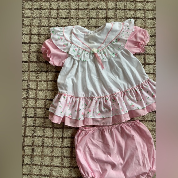 Vintage paper tag Sweet Treats Dress with Bloomers - Picture 3 of 4